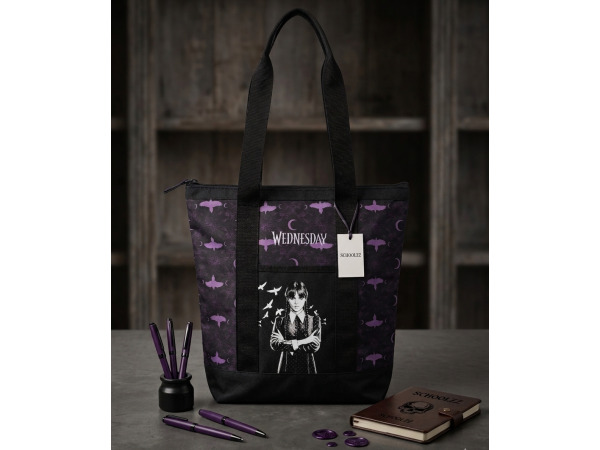 Wednesday Addams Schoudertas – “Full of Woe” – foto 2 – kavel bij XL Auctions