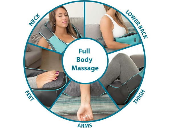 Invospa Shiatsu rugschouder & nek massager – foto 2 – kavel bij XL Auctions