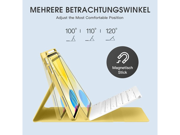 Laetass BT toetsenbord QWERTY +hoes iPad 10,9" – foto 3 – kavel bij XL Auctions
