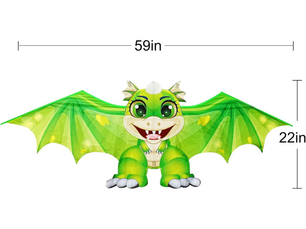 Dinosaurusvlieger groen – foto 2 – kavel bij XL Auctions
