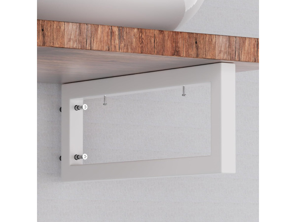 JYiuog plankhouders (4 stuks) 40cm Wit – foto 3 – kavel bij XL Auctions