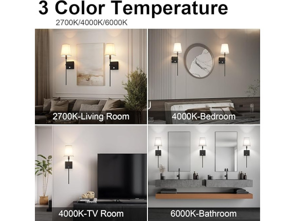 Coinmit Draadloze Wandlamp (2 Stuks) zwart – foto 4 – kavel bij XL Auctions