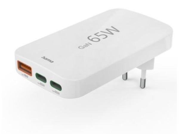 Hama 65W Snellader - 2x USB-C PD, 1x USB-A – kavel bij XL Auctions
