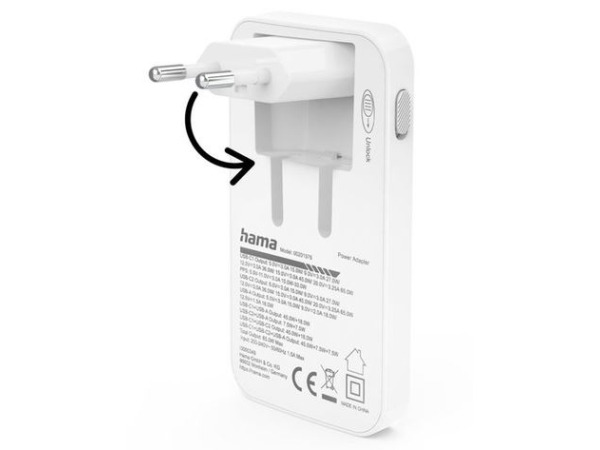 Hama 65W Snellader - 2x USB-C PD, 1x USB-A – foto 2 – kavel bij XL Auctions