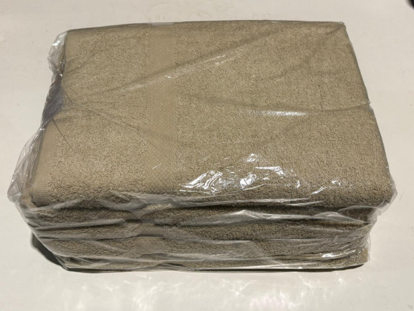 Handdoeken 70×140 cm – Set van 5 – 400 g/m² – Zand – foto 3 – kavel bij XL Auctions