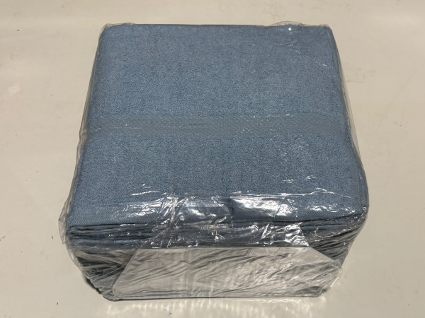 Handdoeken 50×100 cm – Set van 10 – 400 g/m² – Lichtblauw – foto 3 – kavel bij XL Auctions