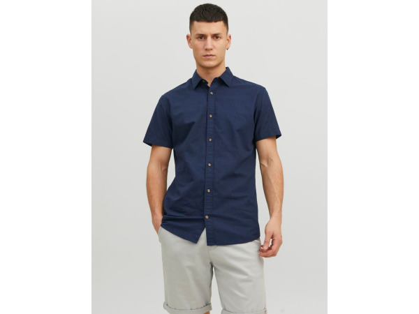 Jack & Jones Summer Korte Mouw Overhemd Navy Blazer - M – foto 2 – kavel bij XL Auctions