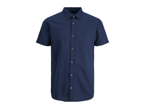 Jack &amp; Jones Summer Korte Mouw Overhemd Navy Blazer - XL