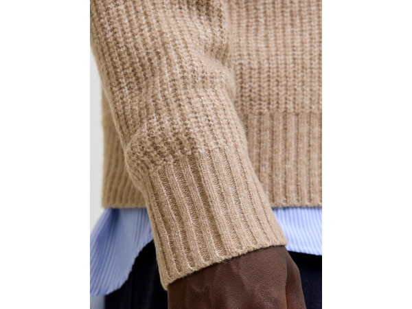 Jack & Jones York Ollie Knit Crew Neck Mocha Meringue - XL – foto 5 – kavel bij XL Auctions