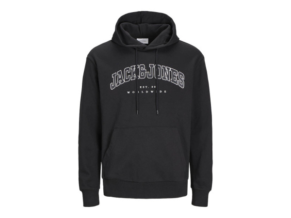 Jack &amp; Jones Caleb Sweat Hood Zwart - S
