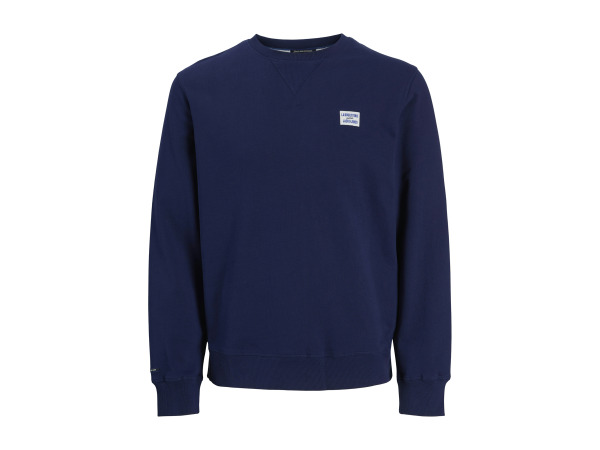 Jack &amp; Jones Furore Backprint Sweat Crew Neck Ocean Cavern - L