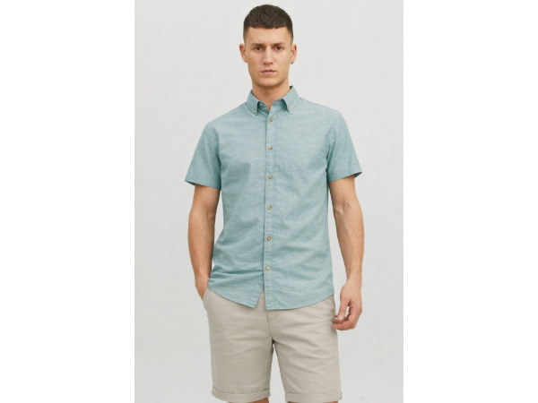 Jack & Jones Summer Korte Mouw Overhemd Verdant Green - S – foto 2 – kavel bij XL Auctions