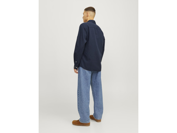 Jack & Jones Linen Blend Overhemd Navy Blazer - L – foto 3 – kavel bij XL Auctions