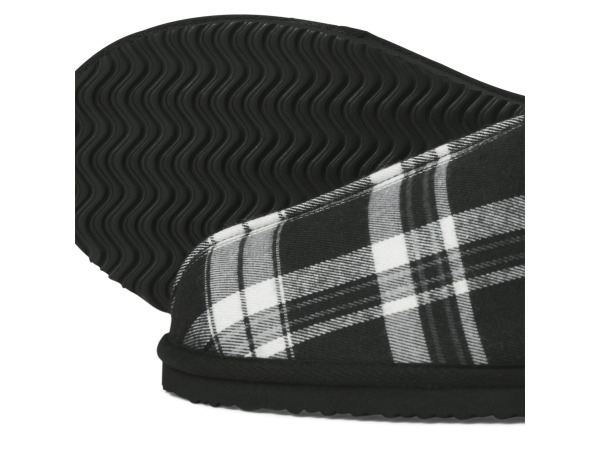 Jack & Jones Dudely Microfiber Pantoffel Checked Zwart - 43 – foto 4 – kavel bij XL Auctions