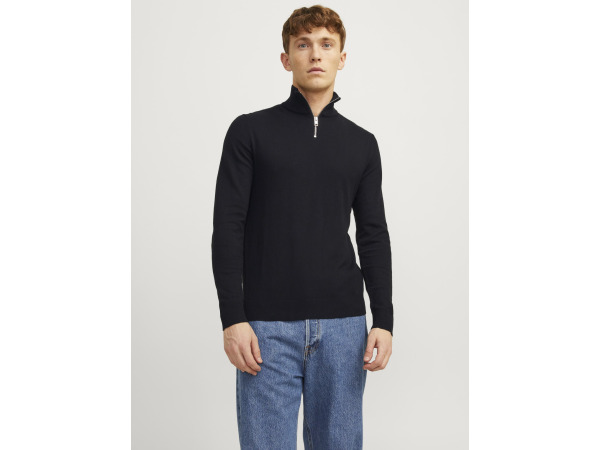 Jack & Jones Emil Knit Half Zip Zwart - XL – foto 2 – kavel bij XL Auctions