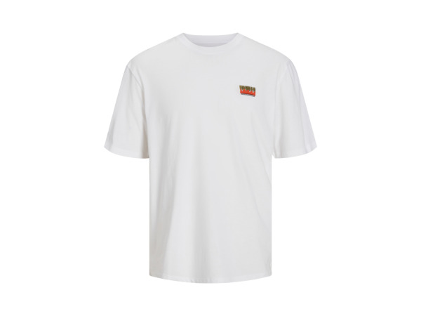 Jack &amp; Jones Canon Wide Fit Tee Wit - XL