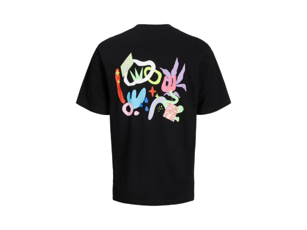 Jack & Jones Canon Wide Fit Tee Zwart - XL – foto 2 – kavel bij XL Auctions
