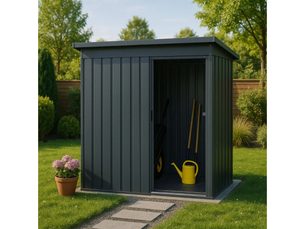 Metalen Gereedschapsschuur / Tuinschuur / Berging - Incl. fu – foto 6 – kavel bij XL Auctions