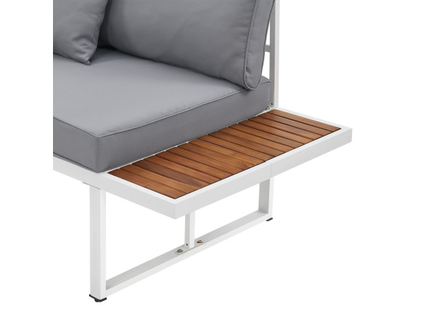 Juskys Loungeset / Tuinset St. Tropez - 4 personen - Staal / – foto 4 – kavel bij XL Auctions