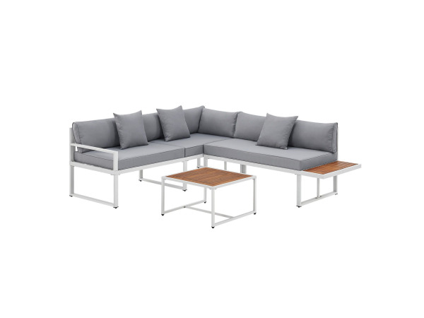 Juskys Loungeset / Tuinset St. Tropez - 4 personen - Staal / – foto 7 – kavel bij XL Auctions