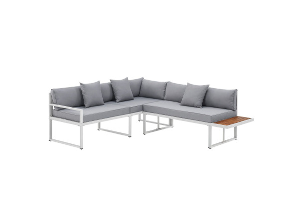 Juskys Loungeset / Tuinset St. Tropez - 4 personen - Staal / – foto 8 – kavel bij XL Auctions