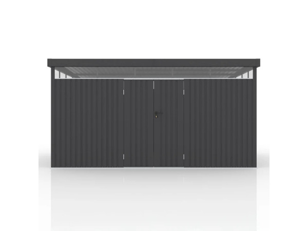 Metalen Gereedschapsschuur / Opbergschuur antraciet 12 m2 – foto 3 – kavel bij XL Auctions
