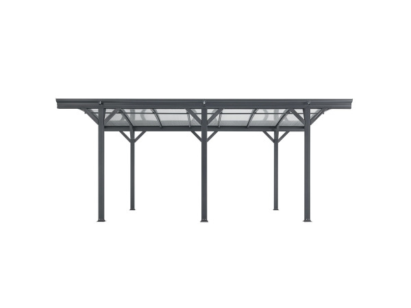 Terrasdak / Carport - Boogdak - 5 x 3 m - Donkergrijs – foto 10 – kavel bij XL Auctions