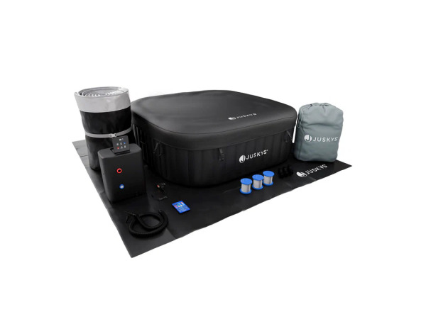 Opblaasbare Whirlpool - 4-6 personen - Zwart / Wit – foto 5 – kavel bij XL Auctions
