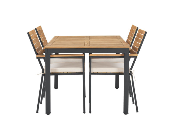 Juskys Tuinset / Eetset Rhodos - Acaciahout - 5-delig - Incl – foto 9 – kavel bij XL Auctions