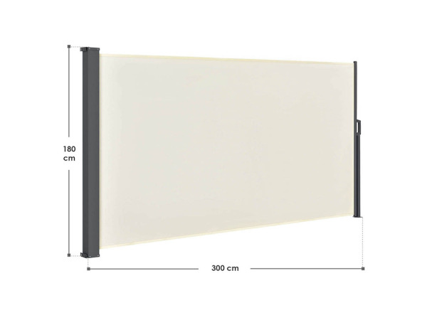 Windscherm / Zonnescherm Dubai - 300 x 180 cm - Beige – foto 10 – kavel bij XL Auctions