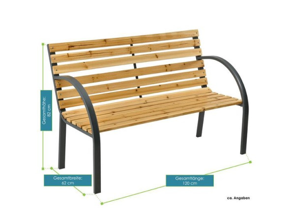 2 zits tuinbank - Modena - Espenhout – foto 6 – kavel bij XL Auctions