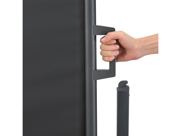 Windscherm / zonnescherm Dubai - 500 x 160 cm - antraciet – foto 3 – kavel bij XL Auctions