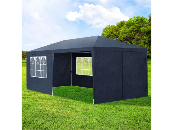Partytent met zijwanden - 3x6 M - Blauw – foto 12 – kavel bij XL Auctions