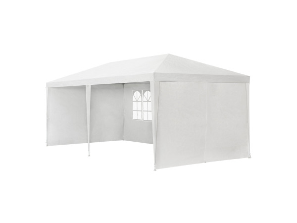 Partytent met zijwanden 3x6m wit – foto 10 – kavel bij XL Auctions