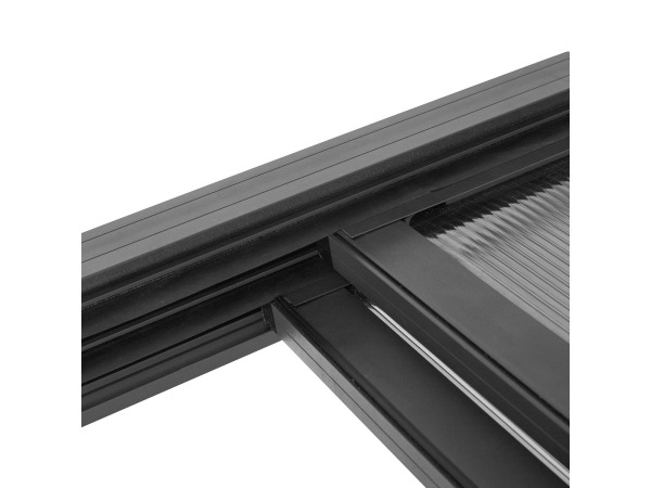 Aluminium Terrasoverkapping Jakarta - 3 x 3 m - Grijs – foto 4 – kavel bij XL Auctions