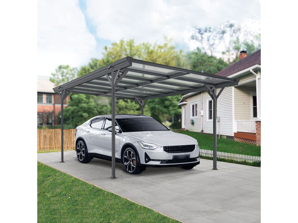 Terrasdak / Carport - Platdak - 5 x 3 m - Donkergrijs – foto 11 – kavel bij XL Auctions