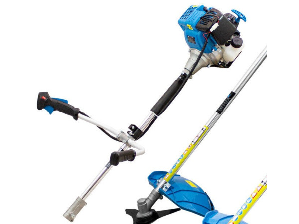 2-in-1 Benzine Bosmaaierset - 31 cm - 4-takt - Blauw – foto 2 – kavel bij XL Auctions