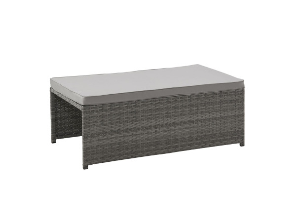 2 in 1 Polyrotan Loungeset Jamaika - Grijs – foto 9 – kavel bij XL Auctions