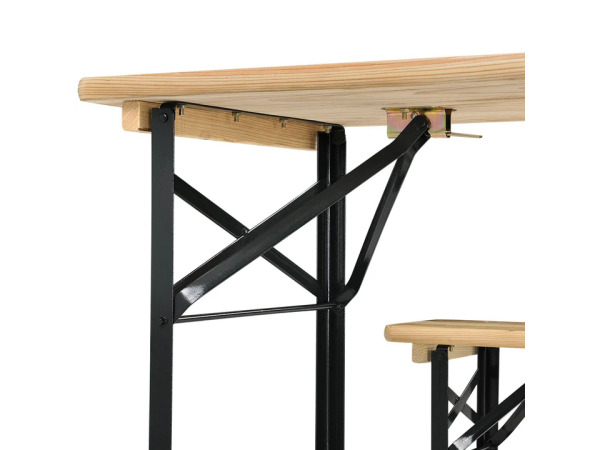 Biertafel / bierbank biertafelset - 3-delig - 170cm – foto 7 – kavel bij XL Auctions