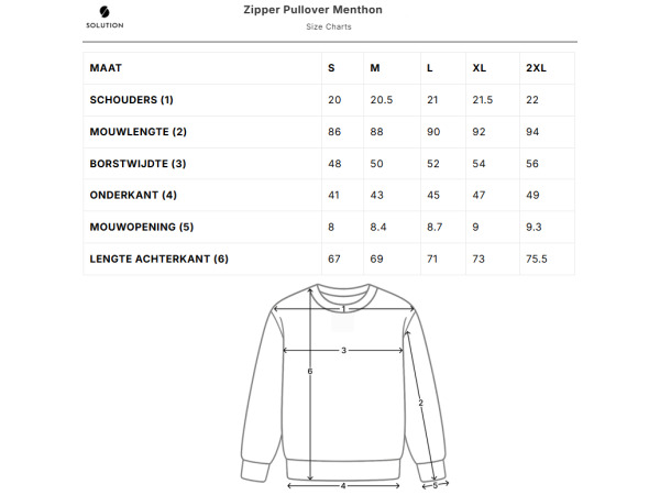 Solution Menthon Zip Pullover Amphora - XL – foto 5 – kavel bij XL Auctions