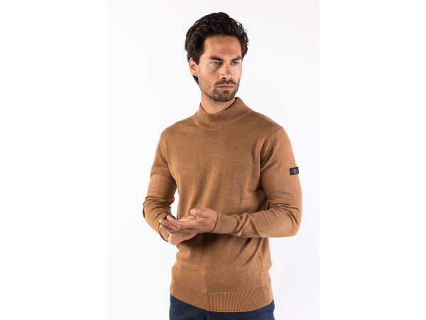 Presly & Sun Jordan Mock Turtle Pullover Camel - XXL – foto 2 – kavel bij XL Auctions