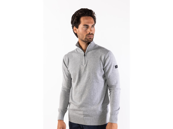Presly & Sun Lewis Zip Knitted Pullover Grey - XXL – foto 2 – kavel bij XL Auctions