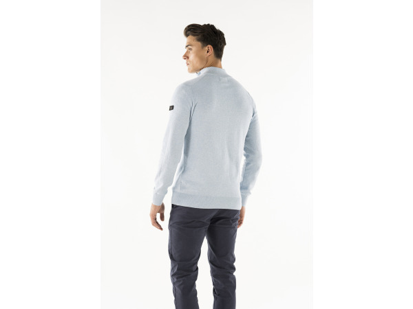 Presly & Sun Lewis Zip Knitted Pullover Sky - 3XL – foto 3 – kavel bij XL Auctions