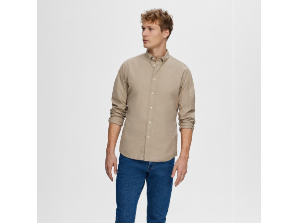 Selected Homme Rick Slim Fit Overhemd Morel - S