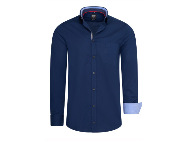 Rusty Neal Heren Overhemd Navy - S