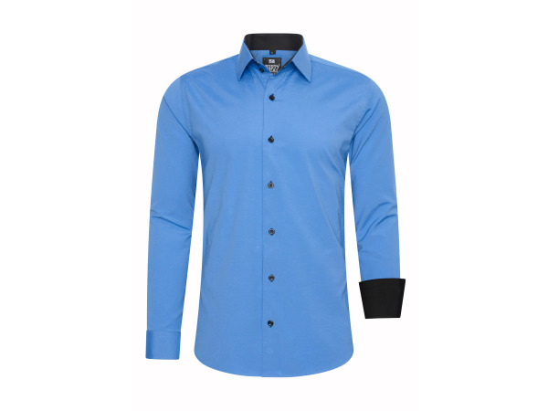 Rusty Neal Heren Overhemd Royal - 6XL