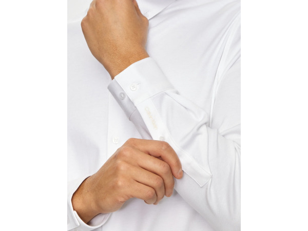 Calvin Klein Smooth Cotton Slim Overhemd Wit - S – foto 2 – kavel bij XL Auctions