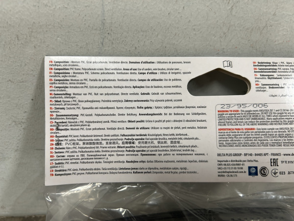 22x DeltaPlus ruimzichtbril MURIA1 – foto 4 – kavel bij XL Auctions