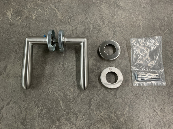 6x Intersteel deurkruk op rond rozet Christel – foto 4 – kavel bij XL Auctions