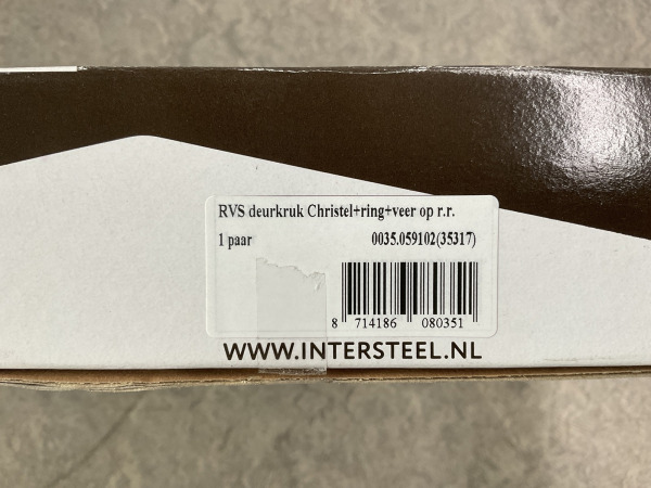 6x Intersteel deurkruk op rond rozet Christel – foto 8 – kavel bij XL Auctions